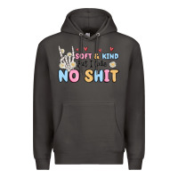 Smoke soft and kind but i take no shit Premium Hoodie - MaliasSmallBusiness