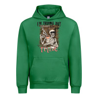 Emerald im trying but tired Urban Hoodie - MaliasSmallBusiness