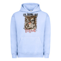 Pigment Grape Ice im trying but tired Urban Hoodie - MaliasSmallBusiness