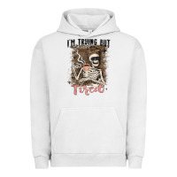 Pigment Lunar Rock im trying but tired Urban Hoodie - MaliasSmallBusiness