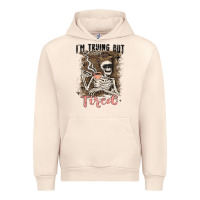 Sandshell im trying but tired Urban Hoodie - MaliasSmallBusiness