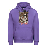 Tulip im trying but tired Urban Hoodie - MaliasSmallBusiness