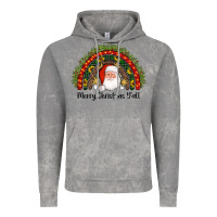 Cloud Rock merry christmas y'all santa rainbow Vintage Hoodie - AdoDesignShop