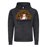 Vintage Black merry christmas y'all santa rainbow Vintage Hoodie - AdoDesignShop