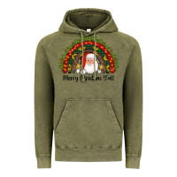 Vintage Olive merry christmas y'all santa rainbow Vintage Hoodie - AdoDesignShop