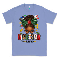 Colony Blue director life afro messy bun Classic Tee - texasbilliewilder
