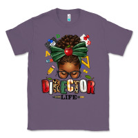 Lavender director life afro messy bun Classic Tee - texasbilliewilder