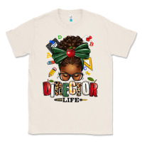 Natural director life afro messy bun Classic Tee - texasbilliewilder