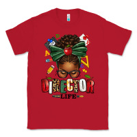 Red director life afro messy bun Classic Tee - texasbilliewilder