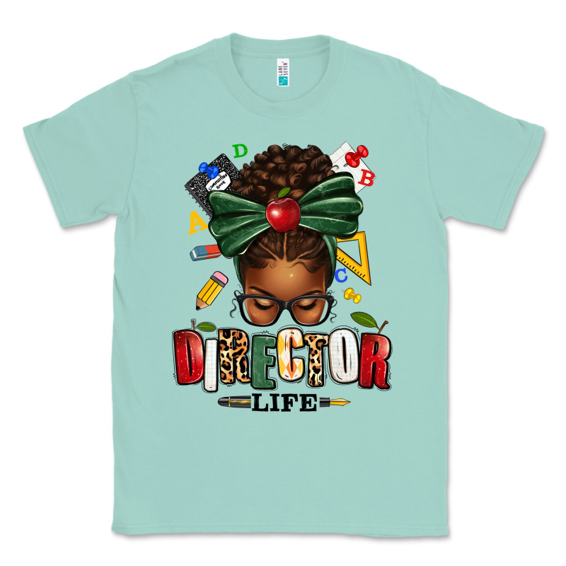 Director Life Afro Messy Bun Classic Tee by texasbilliewilder | Teevron