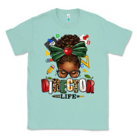 Seafoam director life afro messy bun Classic Tee - texasbilliewilder