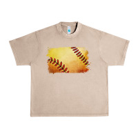 French Oak softball brushstroke Urban Heavy Tee - RanaPortraitStore