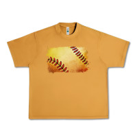 Peanut Butter softball brushstroke Urban Heavy Tee - RanaPortraitStore