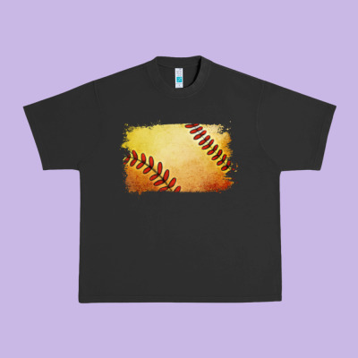 Urban Heavy Tee softball brushstroke