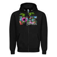Black love summer Zipper Hoodie - SublimationCraftShop