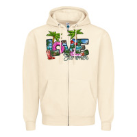 Sandshell love summer Zipper Hoodie - SublimationCraftShop