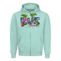 Seafoam love summer Zipper Hoodie - SublimationCraftShop
