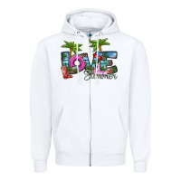 White love summer Zipper Hoodie - SublimationCraftShop
