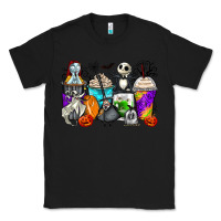 Black halloween cartoon characters coffee cups Classic Tee - Zillion Design Studio