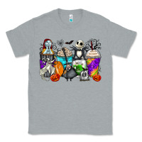 Heather Grey halloween cartoon characters coffee cups Classic Tee - Zillion Design Studio