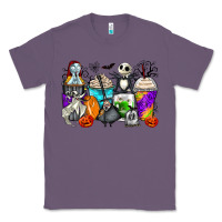 Lavender halloween cartoon characters coffee cups Classic Tee - Zillion Design Studio