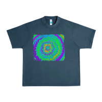 Midnight Navy tie dye backround Urban Heavy Tee - RanaPortraitStore