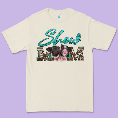 Show Mom Pigs Premium Tee Designed By Artiststas