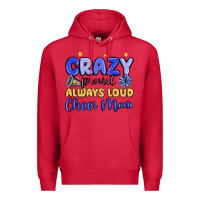 Cardinal crazy proud always loud cheer mom Premium Hoodie - MaliasSmallBusiness