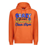 Carrot crazy proud always loud cheer mom Premium Hoodie - MaliasSmallBusiness