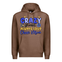 Chestnut crazy proud always loud cheer mom Premium Hoodie - MaliasSmallBusiness