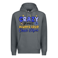 Rock crazy proud always loud cheer mom Premium Hoodie - MaliasSmallBusiness