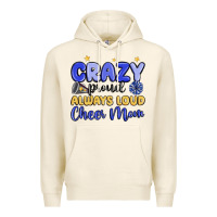 Tofu crazy proud always loud cheer mom Premium Hoodie - MaliasSmallBusiness
