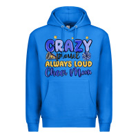 True Royal crazy proud always loud cheer mom Premium Hoodie - MaliasSmallBusiness