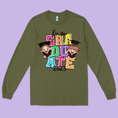 Kinder Graduate 2023 Long Sleeve Tee Designed By Texasbilliewilder