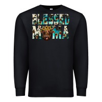 Black blessed mama Premium Sweatshirt - JahusDesignShop