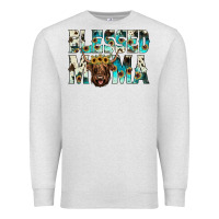 Oatmeal Heather blessed mama Premium Sweatshirt - JahusDesignShop