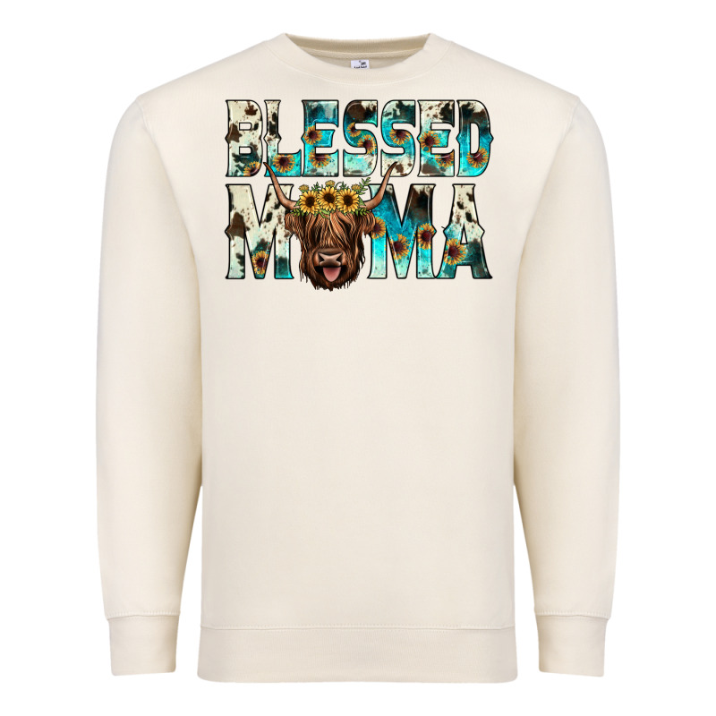 Blessed Mama Premium Sweatshirt by JahusDesignShop | Teevron