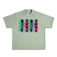 Oil Green tie dye brushstrokes Urban Heavy Tee - RanaPortraitStore