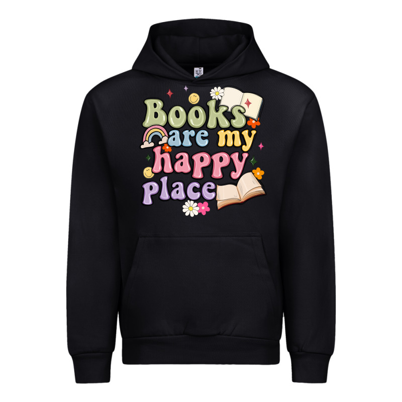 Books Are My Happy Place Urban Hoodie by MaliasSmallBusiness | Teevron