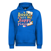 Cobalt books are my happy place Urban Hoodie - MaliasSmallBusiness
