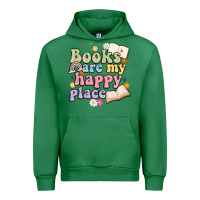 Emerald books are my happy place Urban Hoodie - MaliasSmallBusiness