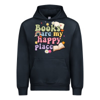 Navy books are my happy place Urban Hoodie - MaliasSmallBusiness