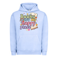 Pigment Grape Ice books are my happy place Urban Hoodie - MaliasSmallBusiness