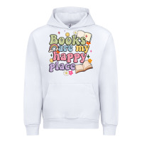White books are my happy place Urban Hoodie - MaliasSmallBusiness