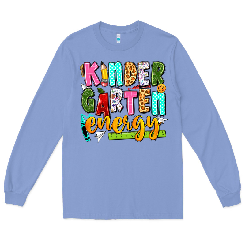 Kindergarten Energy Long Sleeve Tee by texasbilliewilder | Teevron