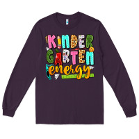 Plum kindergarten energy Long Sleeve Tee - texasbilliewilder