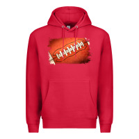 Cardinal Football Brushstroke Premium Hoodie - RanaPortraitStore
