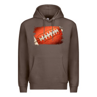 Coffee Football Brushstroke Premium Hoodie - RanaPortraitStore