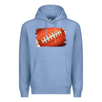 Colony Blue Football Brushstroke Premium Hoodie - RanaPortraitStore