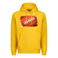 Lemon Football Brushstroke Premium Hoodie - RanaPortraitStore